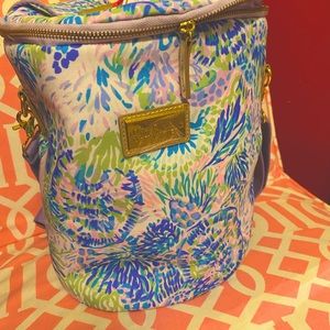 Lilly Pulitzer Soft cooler folds flat